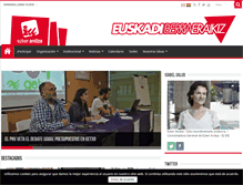 Tablet Screenshot of ezker-anitza.org